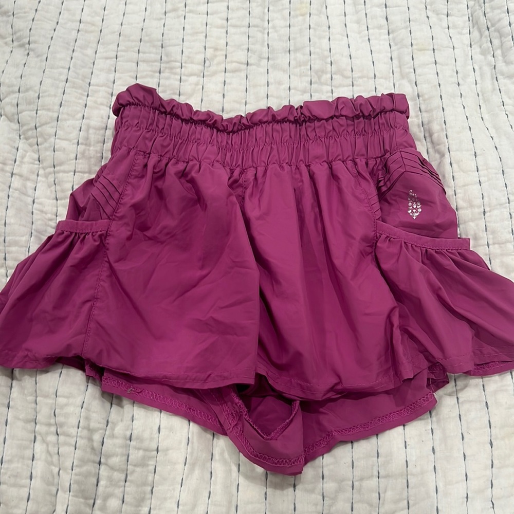 Free people, movement shorts, size XS, purple, worn a few times